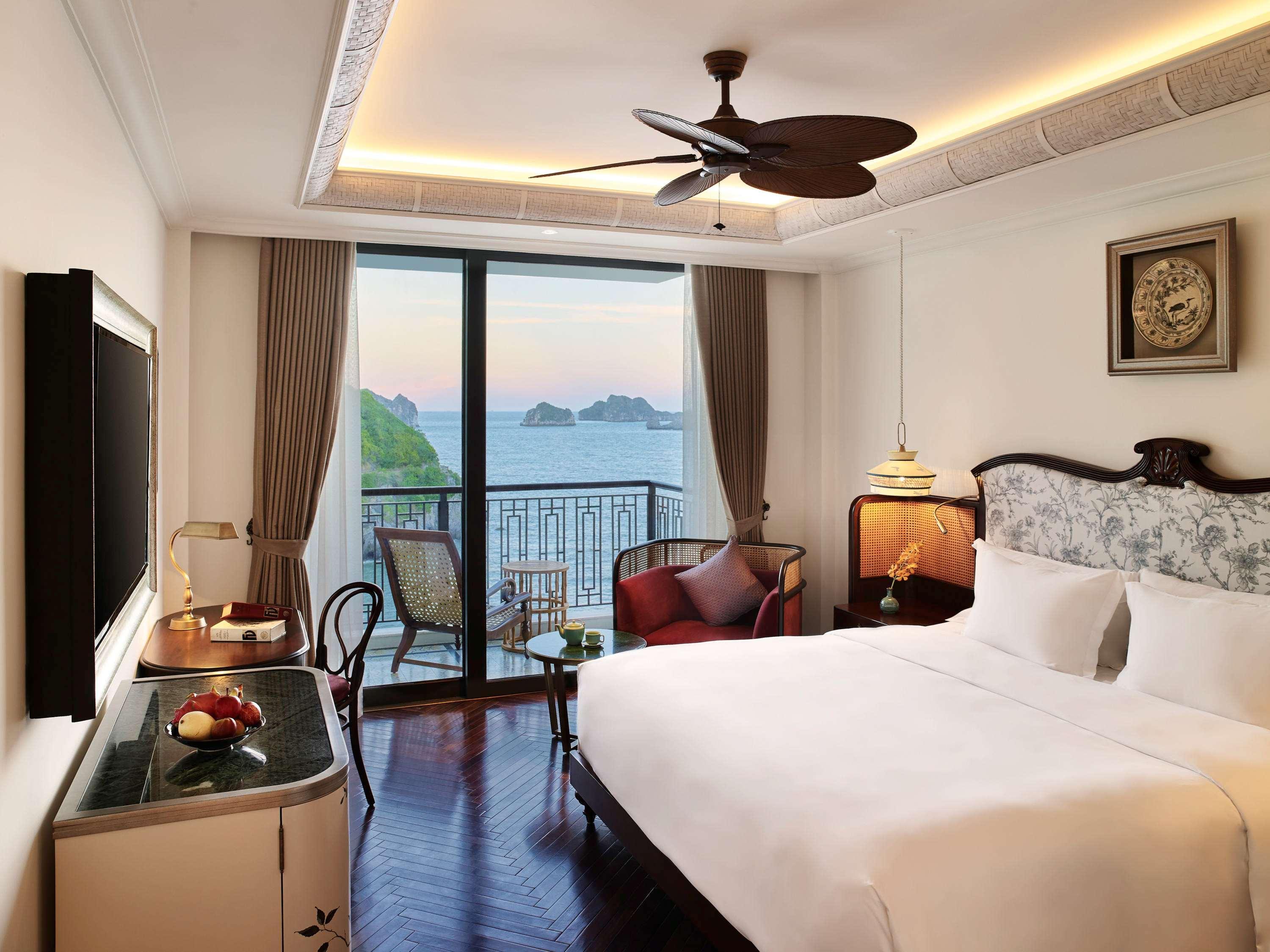 Hotel Perle D'Orient Cat Ba - Mgallery Chan Chau Dış mekan fotoğraf Deluxe Ocean View Room